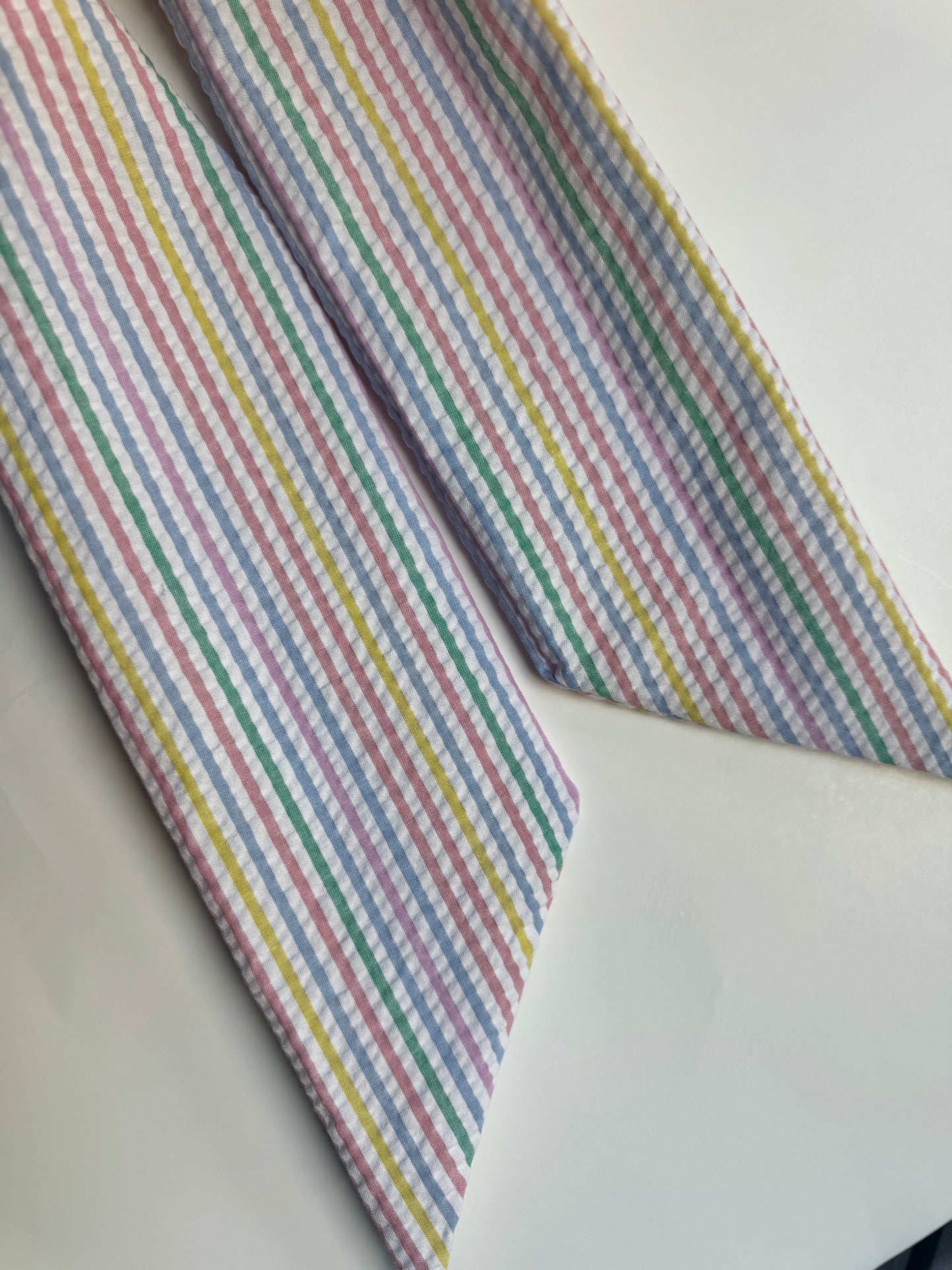 Pastel Seersucker Wreath Sash