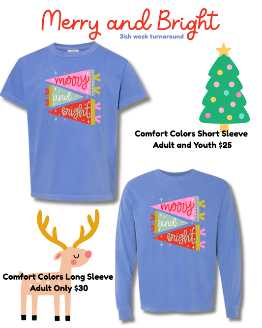 Merry & Bright Flags (Adult)