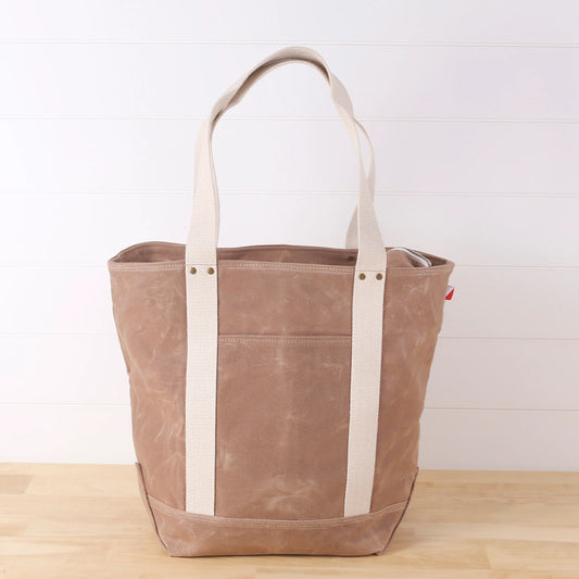 Waxed Canvas Tote