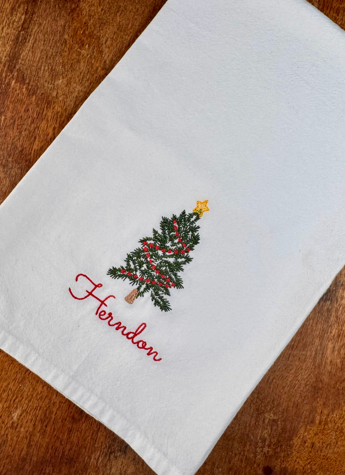 Christmas Tree Flour Sack Towel