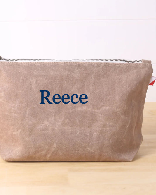 Waxed Canvas Pouch