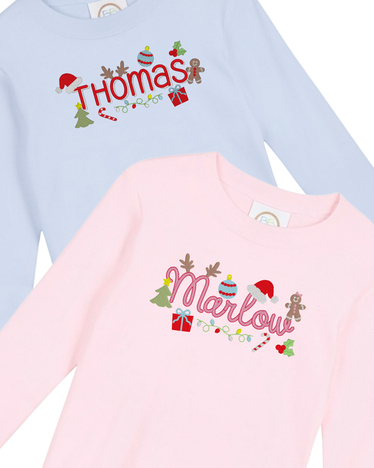 PRE-ORDER Christmas Name Minis T-shirt