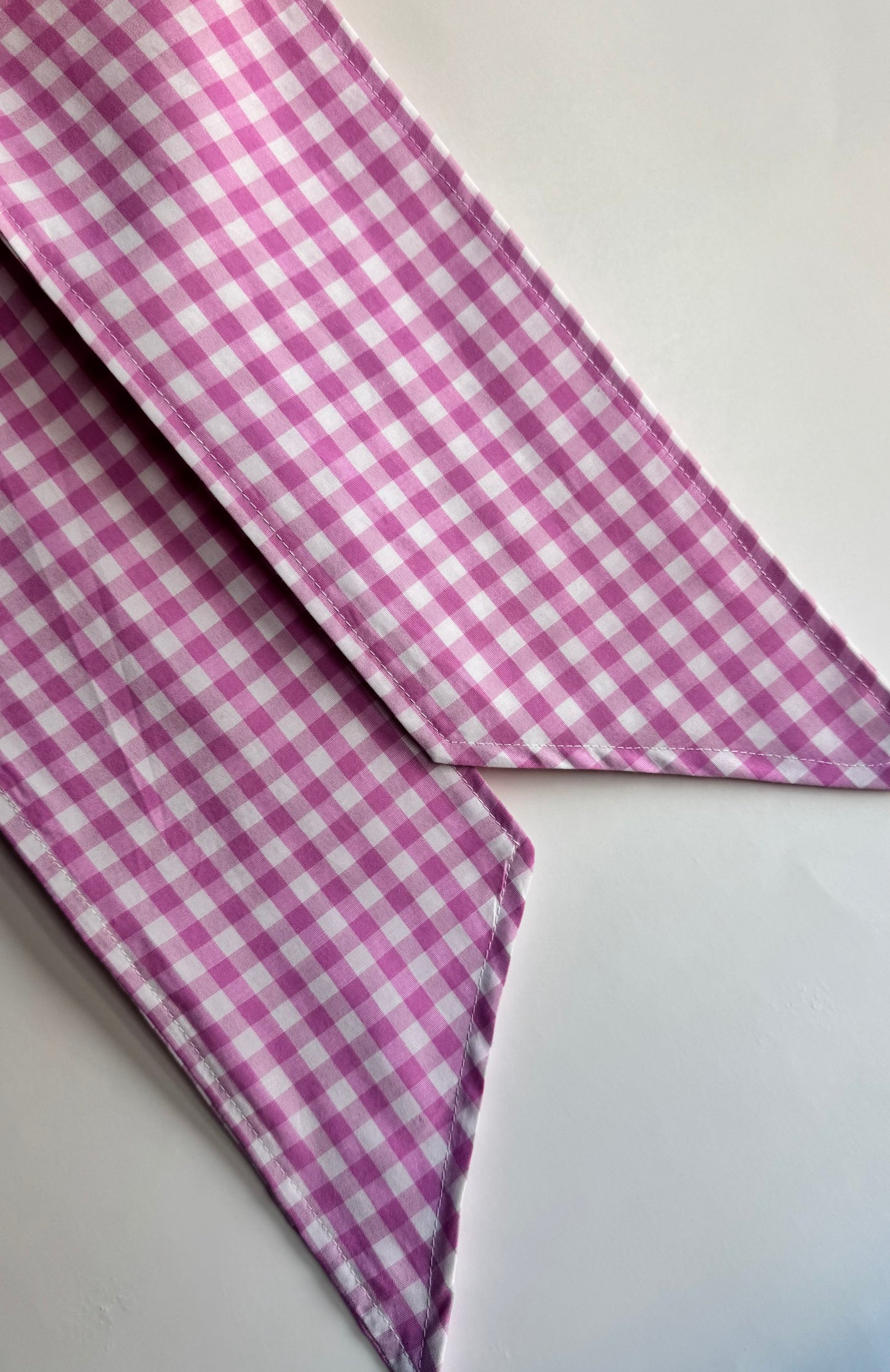 Pink Gingham Wreath Sash