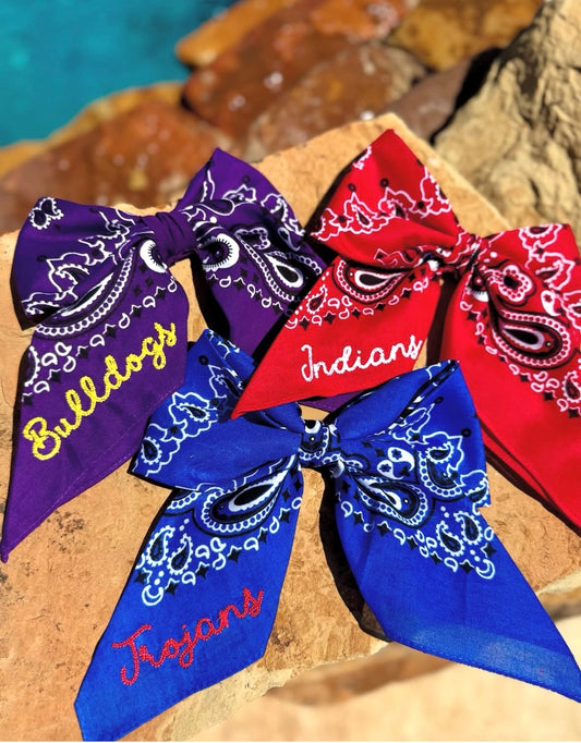 Bandana Game Day Bow