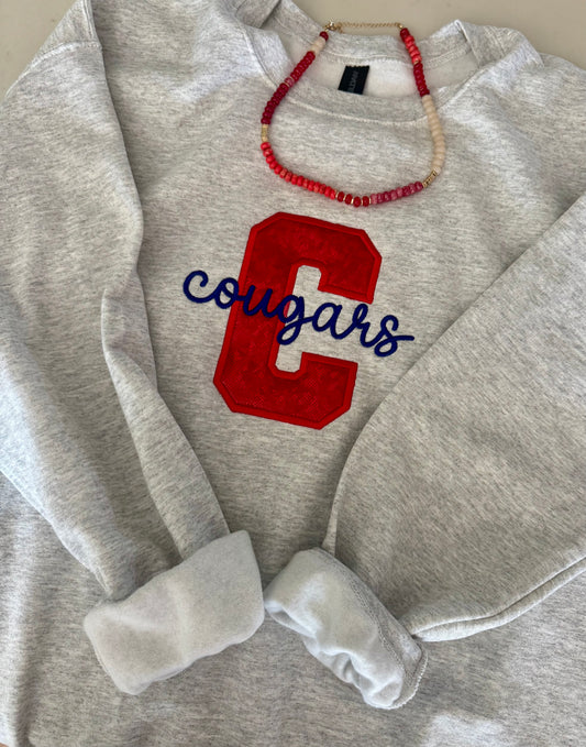 Cooper Cougars Shimmer Sweatshirt