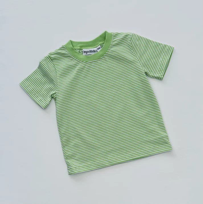 Boys Knit Striped Short Sleeve Tee
